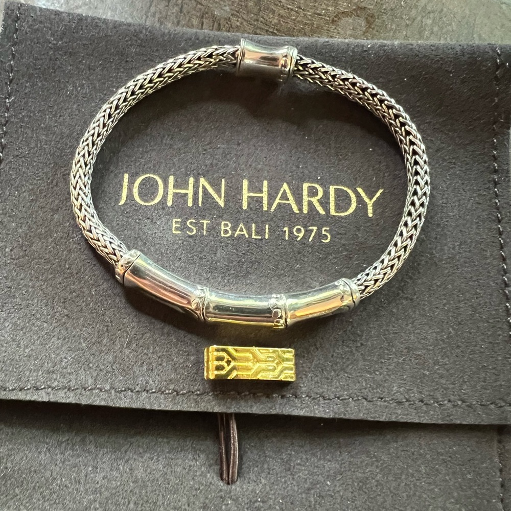 NWOT John Hardy Sterling Silver Bamboo Bracelet